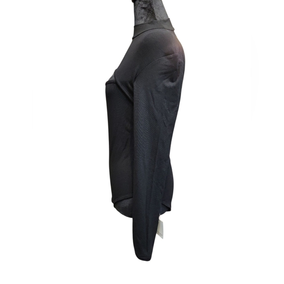 NWT MangoPop Large Elegant Black Long Sleeve Women's Bodysuit - Picture 2 of 14